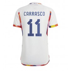 Belgien Yannick Carrasco #11 Bortatröja VM 2022 Korta ärmar